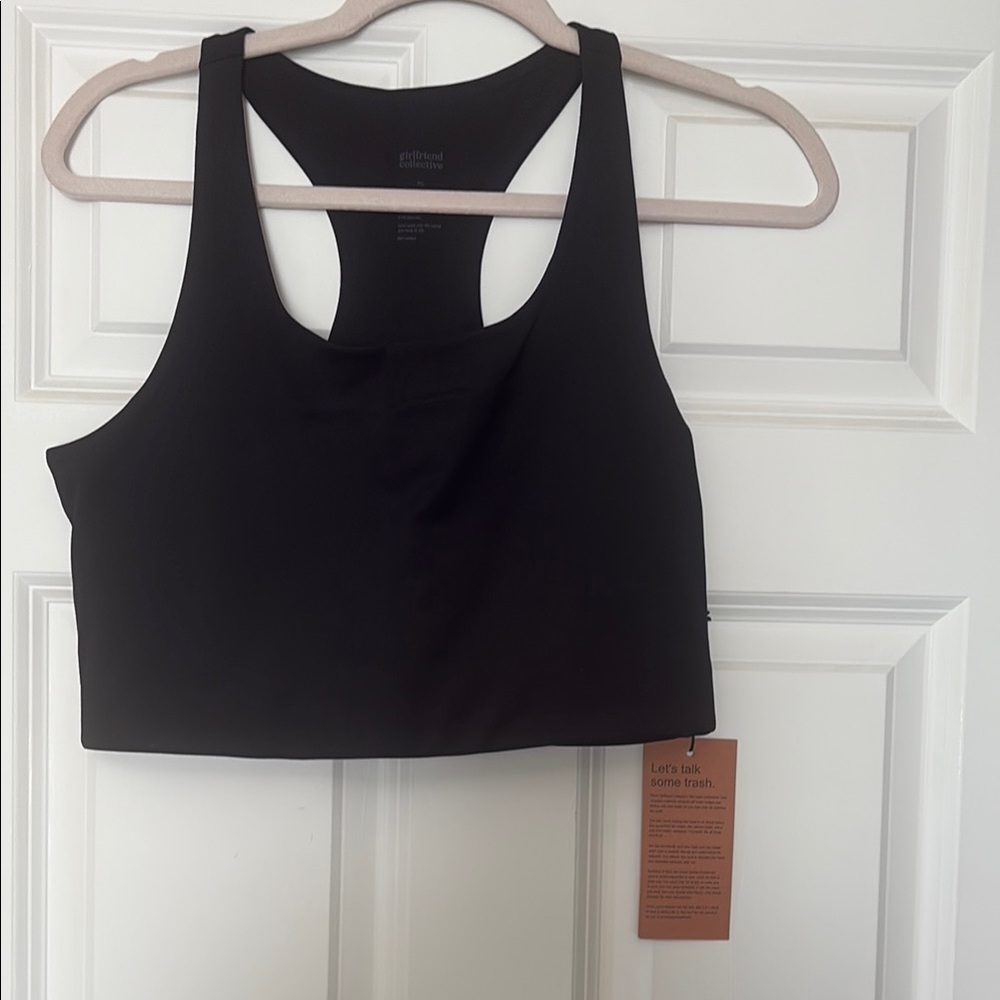 Girlfriend Collective Black Sports Bra